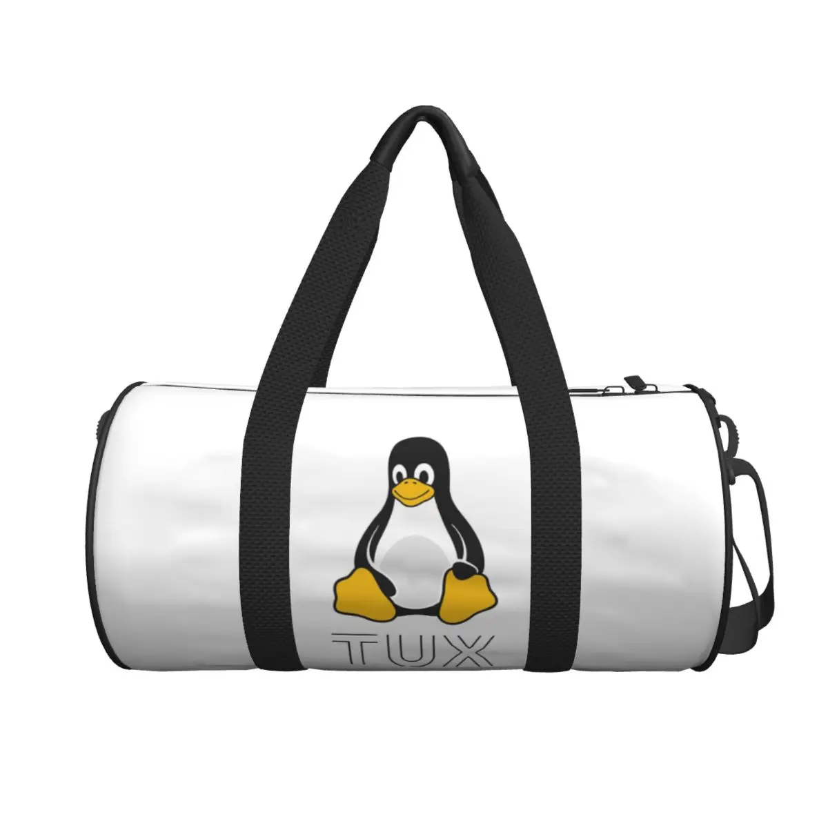 tux-linux製-大容量ダッフルバッグ、防水仕様、旅行用、ハンドバッグ、フィットネスバッグ