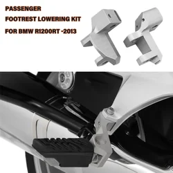Motorcycle passenger Footrest Relocation Foot Pegs Footpeg Lowering Kit For BMW R1200RT R 1200 RT - 2009 2010 2011 2012 2013