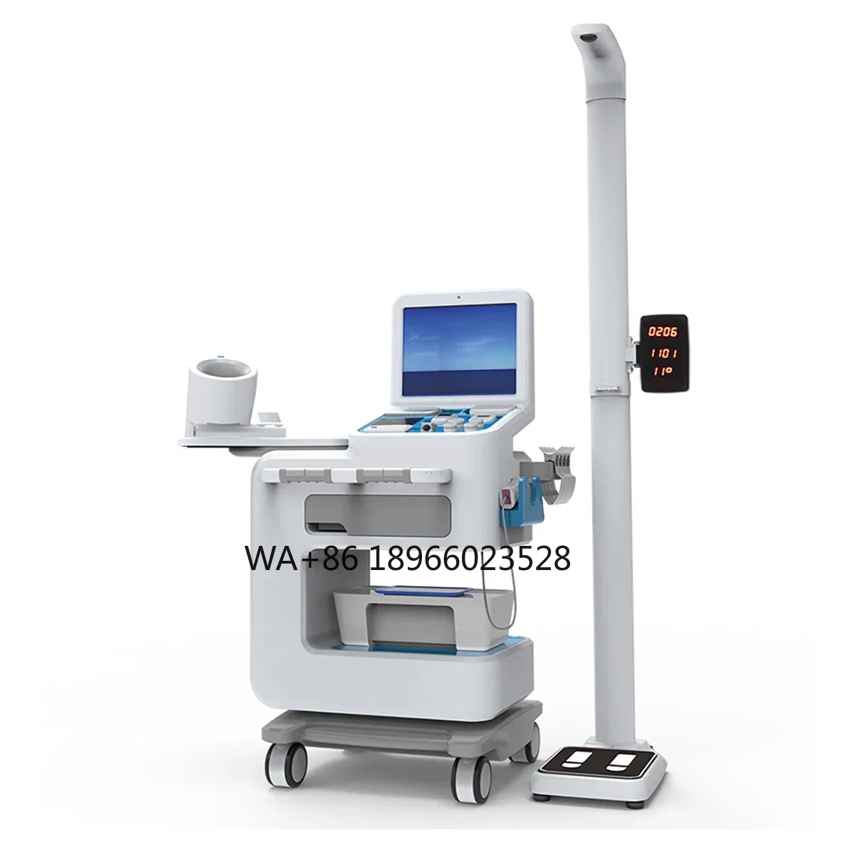 Smart Self Serviced Maternity Health  Screening Checkup Kiosk Telemedicine Station