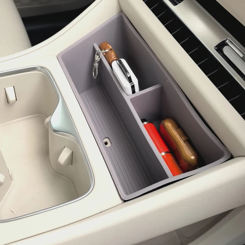 Picture 5: For MG MG4 EV Urban 2026 modified center console front storage box silicone compartment storage box car storage accessories