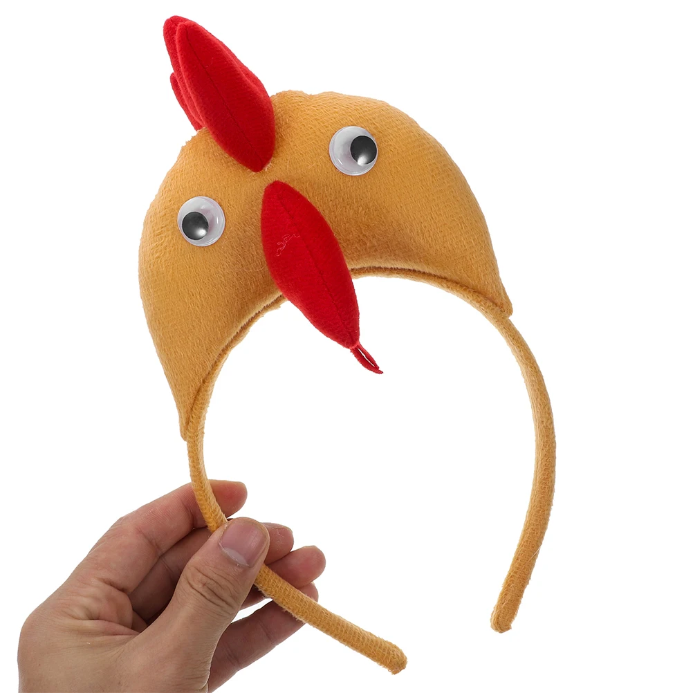 

5 Pcs Headband Party Headdress Chicken Carnival Hair Hoop Halloween Animal Headbands for Women Costume Miss