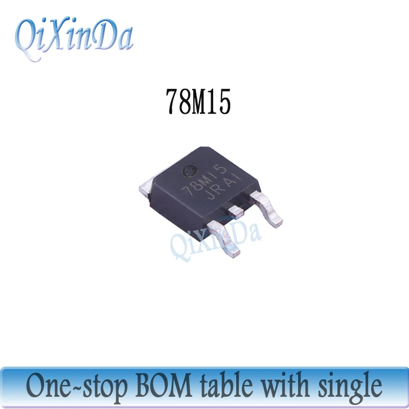 10PCS 78M05 78M06 78M08 78M09 78M12 78M15 TO-252 500MA Three-terminal Voltage Regulator Tube 7805 7809 7812 7815