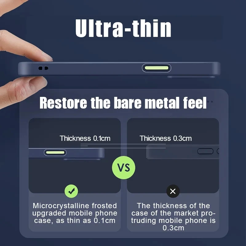 Luxury Matte Phone Case for iPhone 15 14 13 12 11 Pro Max Mini Soft Silicone Shockproof Case for iPhone XS MAX X XR 7 8 Plus SE