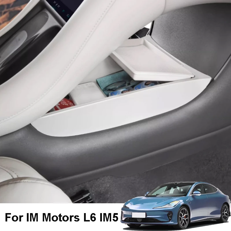 

Для IM Motors IM5 L6 2024-2025 нижний ящик для хранения центрального управления, аксессуары для интерьера, украшение, откидная крышка, увеличение высоты