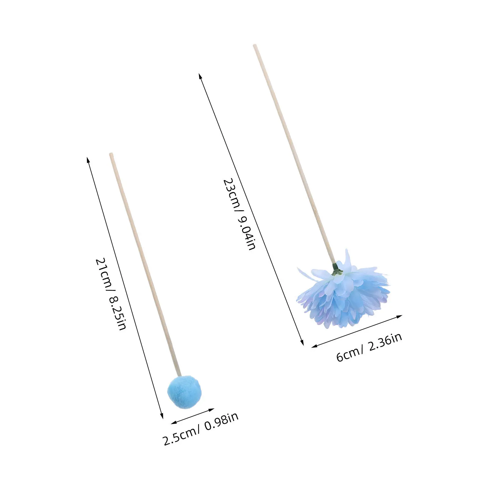 8Pcs Flower Scent Diffuser Sticks Dried Floral Reed Diffuser Aromatherapy Rattan Reeds Essential Oil Fragrance