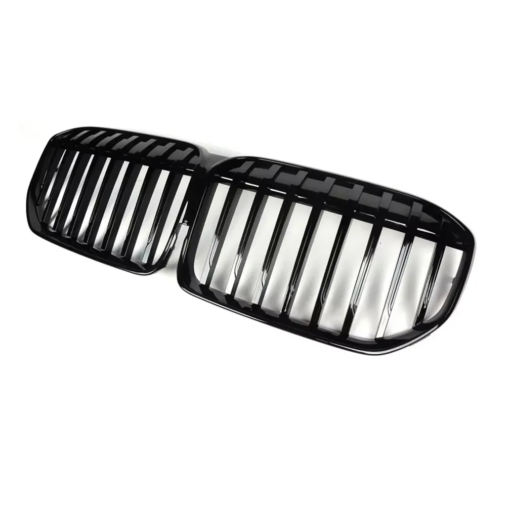

Kidney Grille Glossy Black ABS Color Plastic Front Bumper Auto Decor Grill body kit