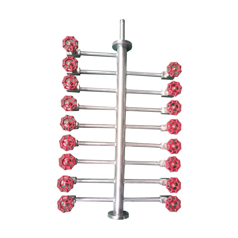 Stainless steel air source distributor one inlet 16 outlet air distribution device