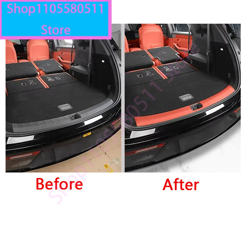 For BYD Sealion 8 ATTO 8 TANG L 2025-2026 Trunk Guard Plate Protective Pad Tail Step Guard Pad Automobile Modification Supplies