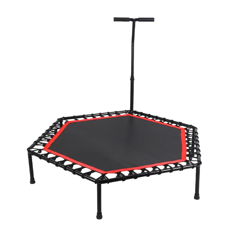 Wholesale High Quality Mini Springs Gymnastic Indoor Black Bungee Trampoline Fitness Jumping Trampolinespromote sales