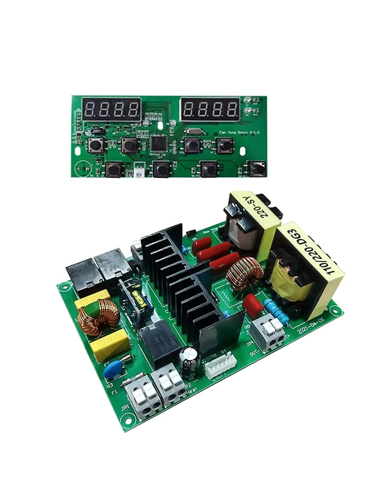 Ultrasonic Drive Board 40KHz 150W 100W Display Time Driver Ultrasonic Generator Parts For Industrial Washer Transducers CHYSONIC