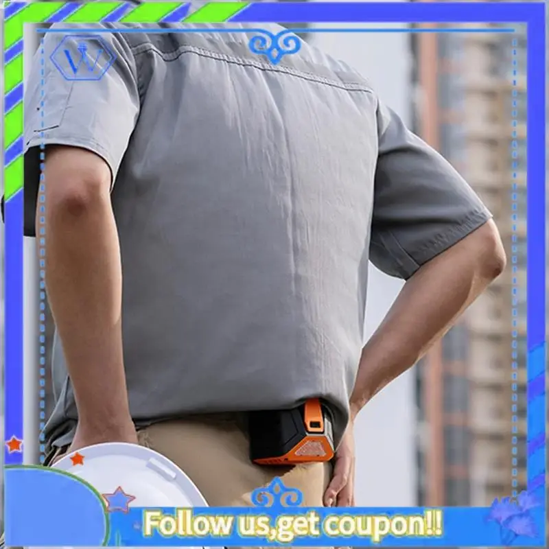 

Easy To Use Mini Portable Waist Clip Fan 3 Speed Cooling Fan 9000Mah Belt Clip Fan Wearable Personal Fan For Outdoor Climbing
