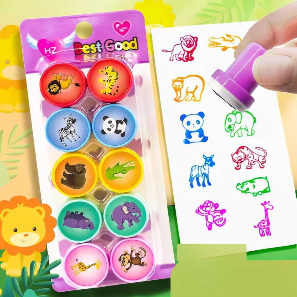 Детский набор пластиковых штам – обзор и цена Kids Education Design
