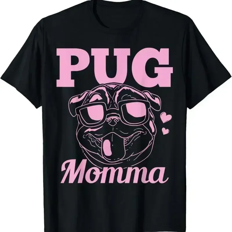 Pug Momma Dog Mom Mama T Shirt