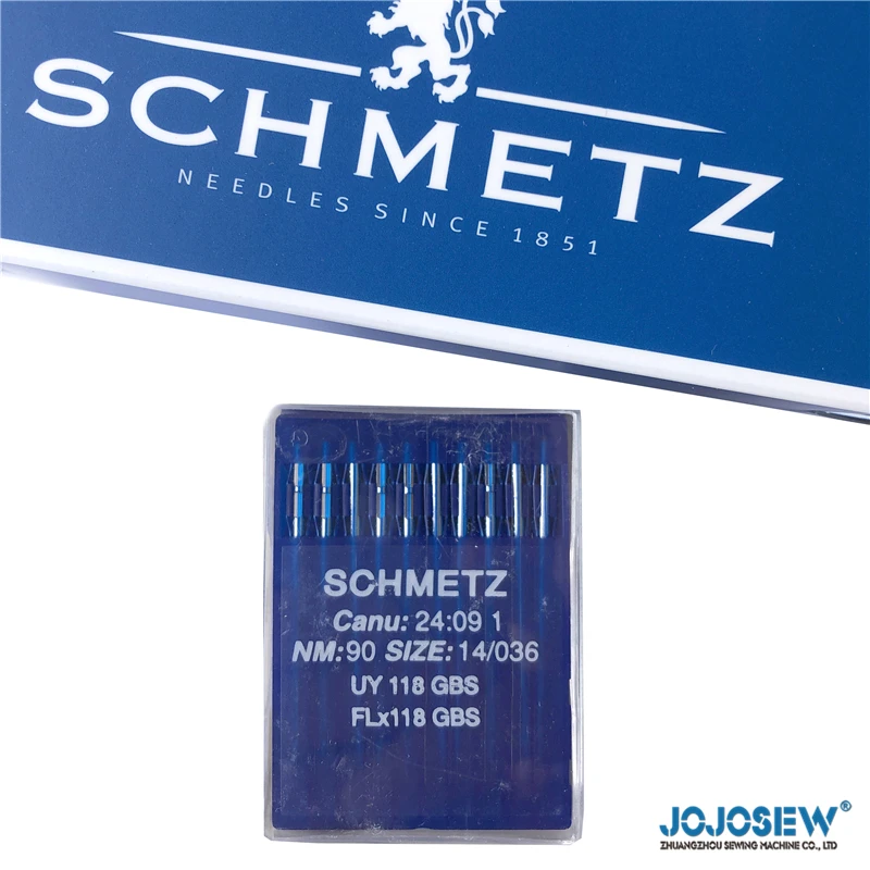Germany SCHMETZ needle UY118GBS four-needle six-thread sewing machine genuine blue lion.