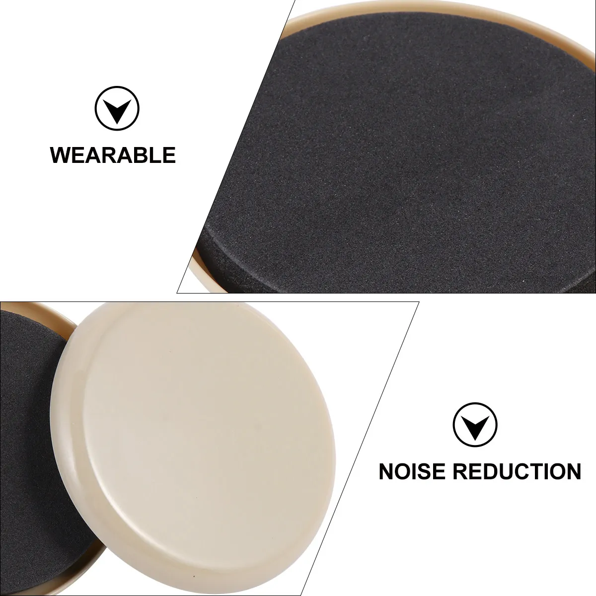 8Pcs Industrial Grade Furniture Sliding Aid Pads Non Marking Moving Mat for Tables Chairs Cabinets Vibration Reduction Floor