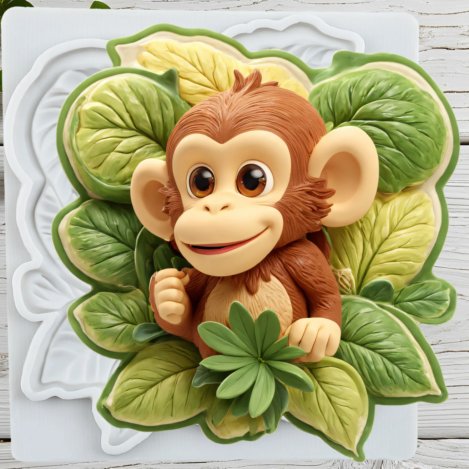 

Monkey Silicone Molds Fondant Cake Decorating Tools Cupcake Topper Chocolate Candy Sugar Craft Gum Paste Polymer Clay