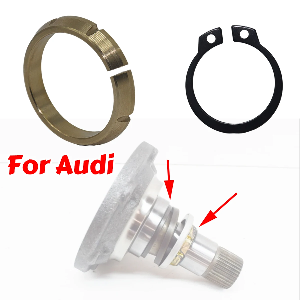28mm 020409297 020409374 Gearbox Differential Ring For Audi TT TTS Q2 e-tron A3 A1 S1 100 Avant Brass Spacer Thrust Washer Seal