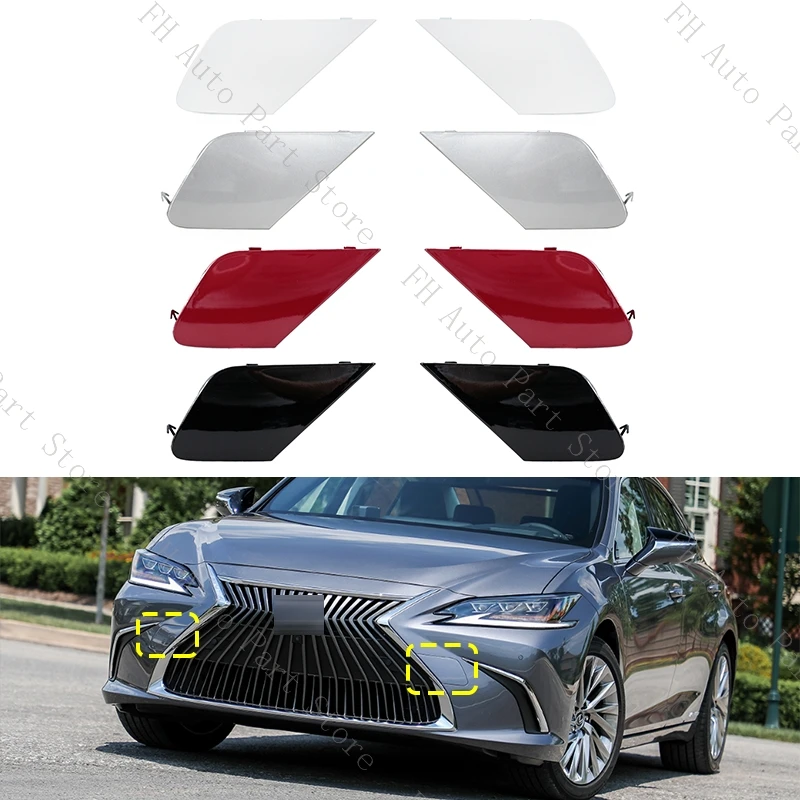 Front Bumper Tow Hook Cover Lid Trailer Hauling Eye Cap For Lexus ES ES200 ES250 ES260 ES350 ES300H 2018 2019 2020 2021
