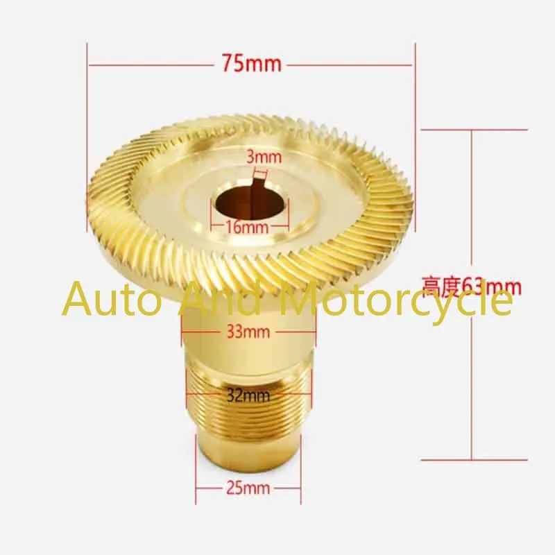 

1pc Milling Machine Servo Power Feed Brass CNC Mill Straight Gear For Bridgeport Milli TON-E KENF ALSGS SBS ALIGN