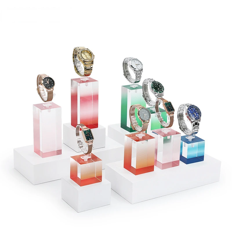 Watch display stand Transparent acrylic camera watch props Watch stand live props