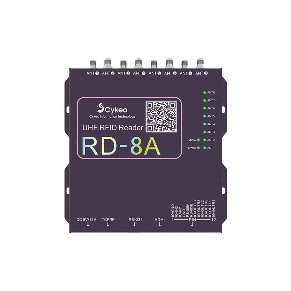 Rfid Solutions 8Ch TNC Port Rfid Reader Zone Location Rfid Data Statistics for Animal Husbandry