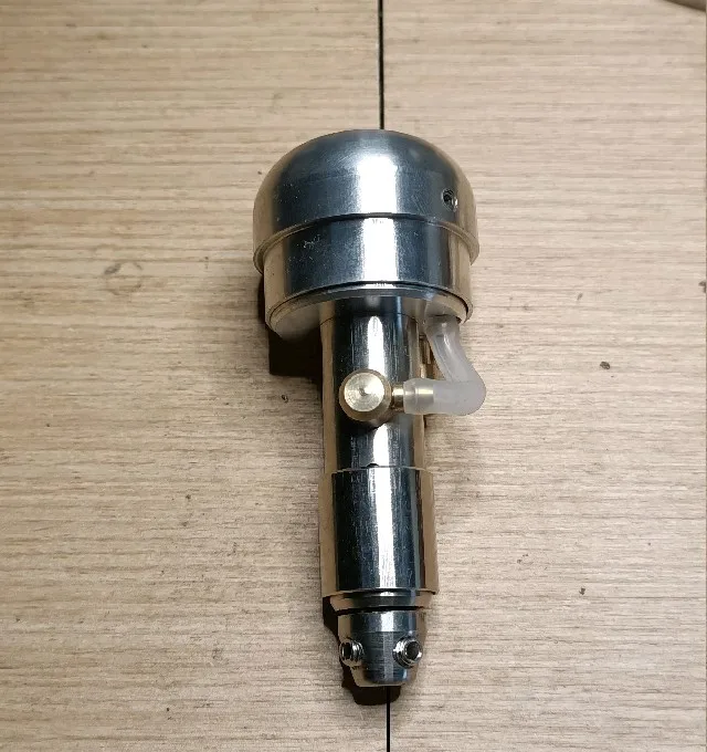 Ferramenta pneumática para escultura em metal - Lâmina intercambiável padrão com alça dourada e controle manual ​