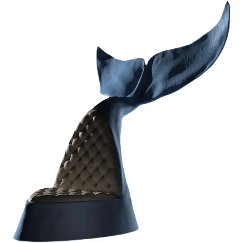 

Nordic fiberglass plastic modeling creative animal sofa chair whale tail special-shaped leisure chair single sofa chair