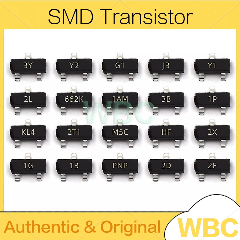 100Pcs/Lot SMD Transistor S8050 S8550 SS8050 SS8550 S9012 S9013 S9014 S9015 S9018 MMBT5401 MMBT5551 BC846B 2N3904 2SC1015 SOT-23