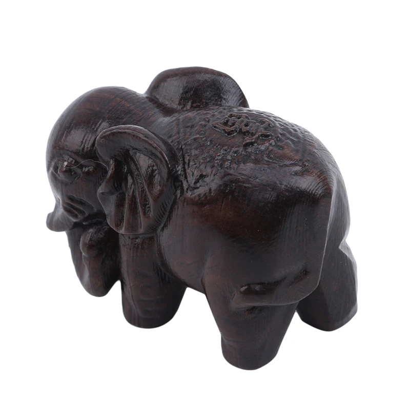 Luxury Elephant Boutique Indian Sandwood Agave Wood Ornaments Crafts Retro Home Desktop Decorations