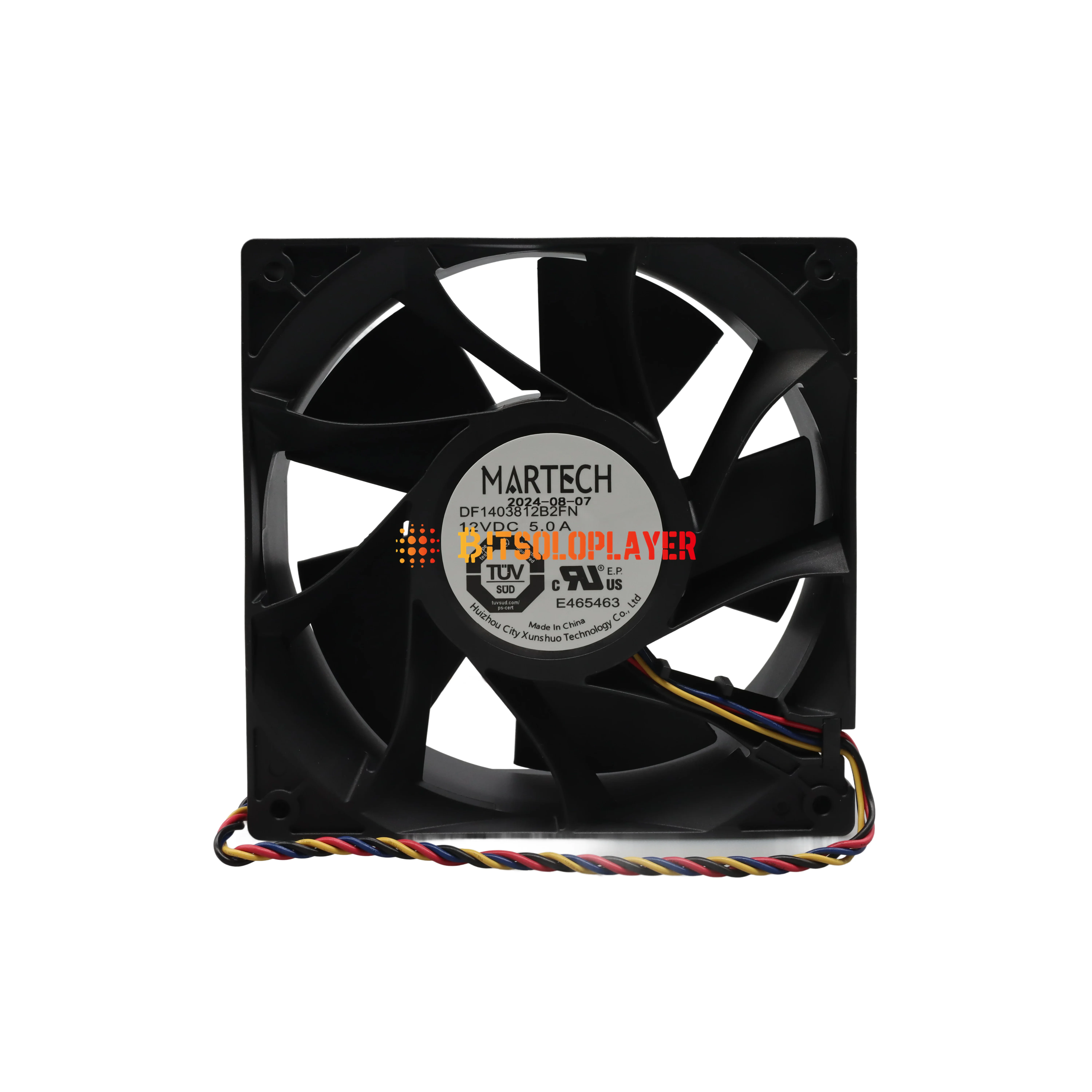 مروحة Bitmain الرسمية Martech 6400rpm مقاس 140*140*38 ملم لـ Antminer S21Pro S21xp S21+