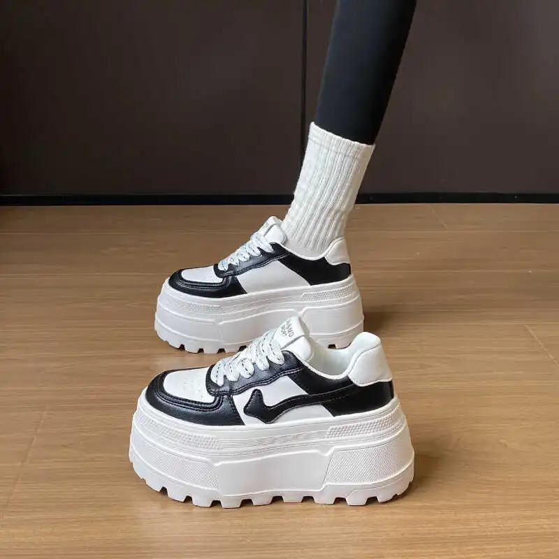 Women's Shoes Platform Autumn Wedge Basket 2024 Casual Female Sneakers Clogs Summer Small Fall New Sports Leisure Small White Sh