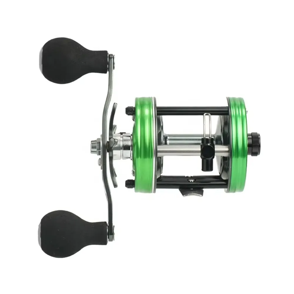 6000 Series 5.3:1 CNC Aluminum Large Game Boat Baitcasting Fishing Reel Right Hand 8kg Max Drag for River Trolling Fishing