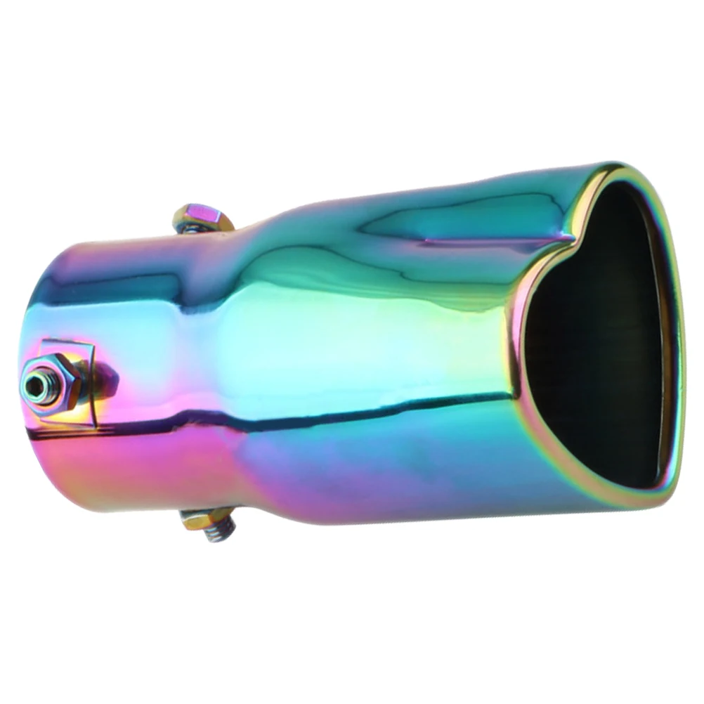 

Love Heart Single Outlet Stainless Steel Car Exhaust Tip Active Sound Pipe Car Exterior Accessories Rust Proof Durable Upgrade