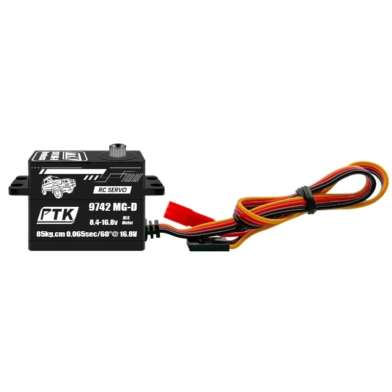 1pcs for ptk 9742 MG-D 85KG metal brushless servo 1/8 drift Car, low servo Rc Car steering is programmable