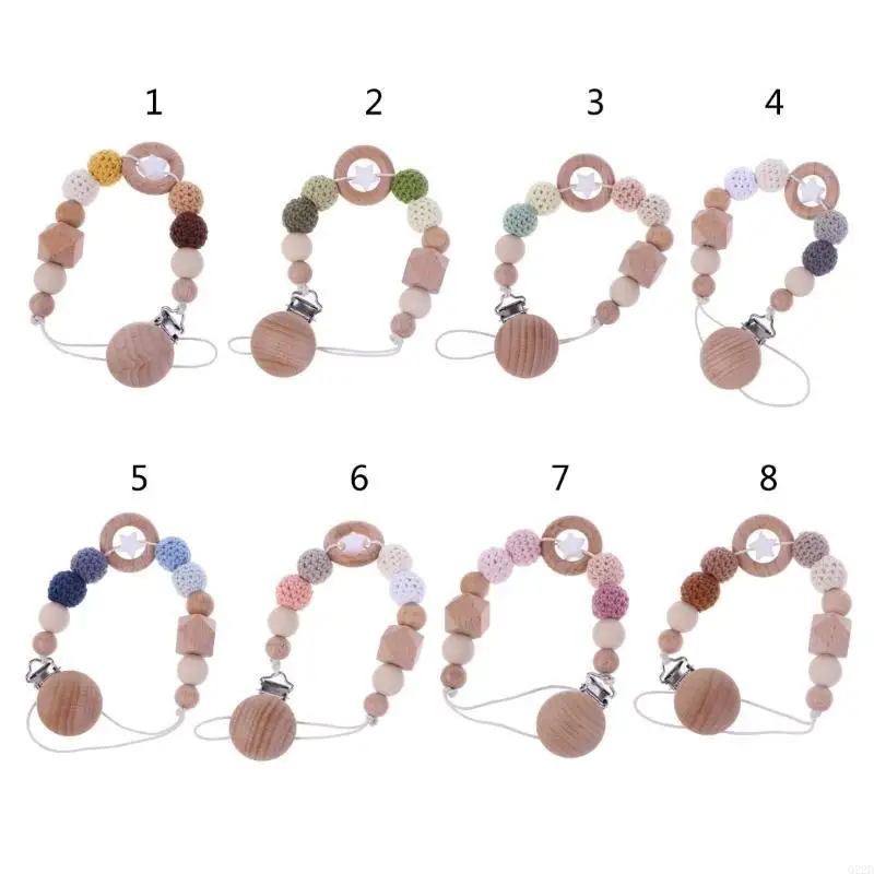 

Q22D вязаная ссочка для бусинки Clot Cotton Thette Beade Feels Clip Antiplop Dummy Chain Bab