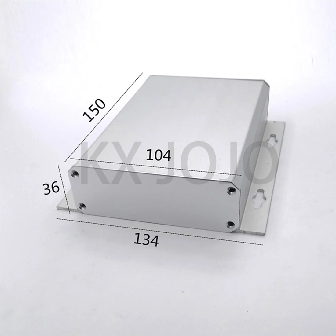 

Aluminum Enclosure 104*36/46mm Split Shell Electronic Project Shell PCB Silver Opening with Ears