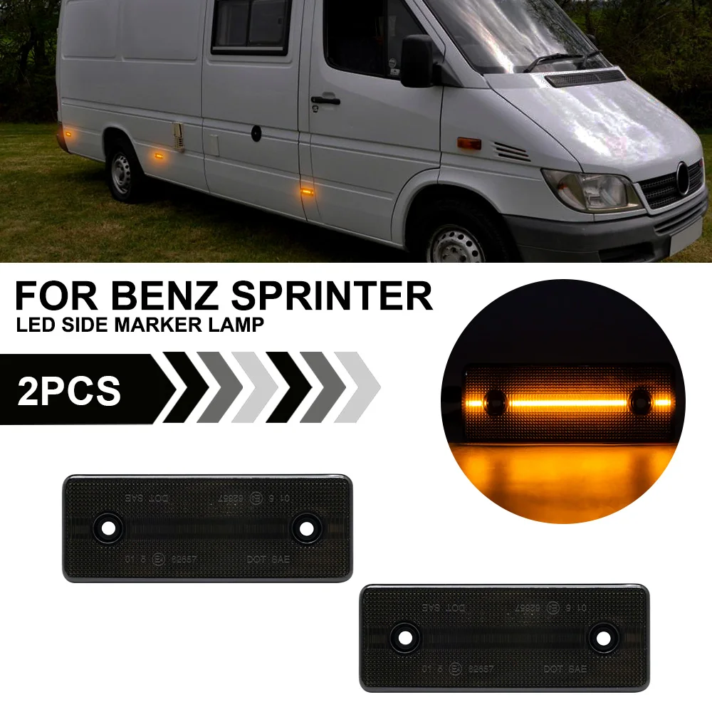 

LED Turn Signal Side Marker Lights For Benz Sprinter Classic W909 W901 W902 W903 W904 W905 VW LT Indicator Lamps