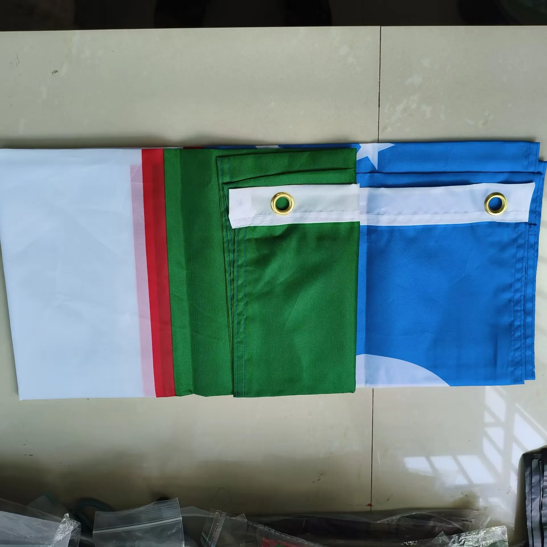 xvggdg   90 x 150cm  Uzbekistan   flag Banner Hanging National flags  Uzbekistan  banner