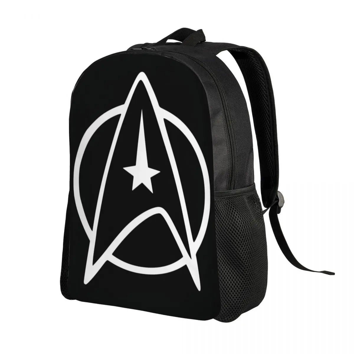 Personalized Star Trek Backpack Men Women Basic Bookbag for College School Science Fiction TV Series Bags