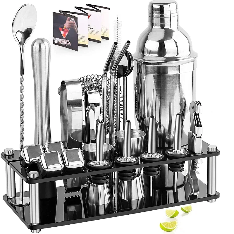 Iniciante Shaker Set para Iniciante, picolé esmagado, mexendo colher, Bar KTV, Cocktail Maker