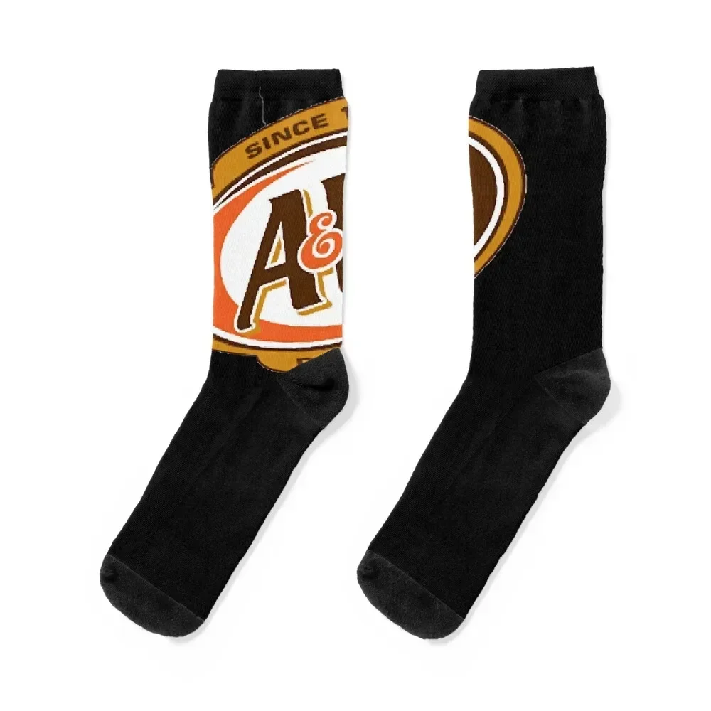 A&W Root Beer Logo Since 1919 Socks custom sports Stockings compression shoes Ladies Socks Men's