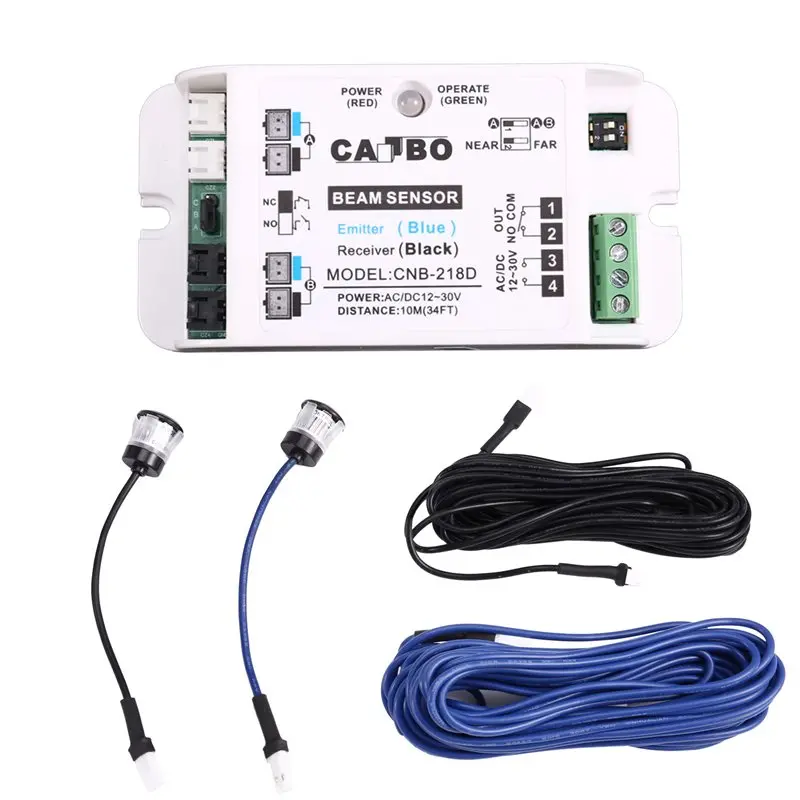 A93P Photoelectric Sensor Detector White 10M/30FT Distance For Auto-Door Single