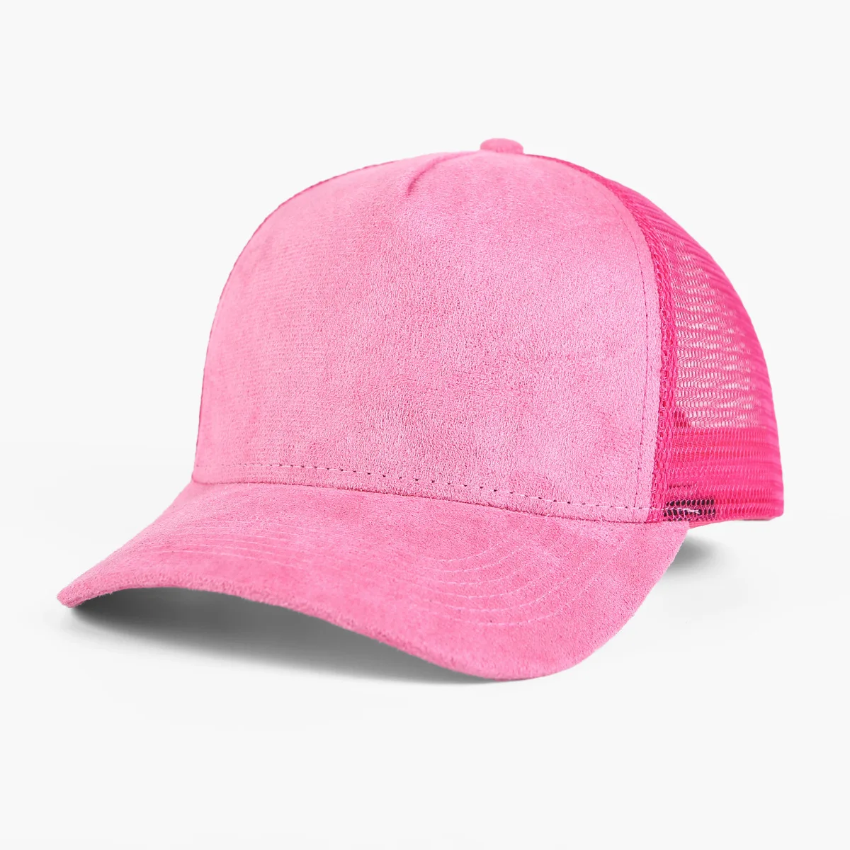 1 Stück Baseballkappe für Herren 5-Panel Mesh Wildleder Trucker Hut Damen Frühling Sommer Outdoor Sportmützen Einfarbige Gorros – Detail 2