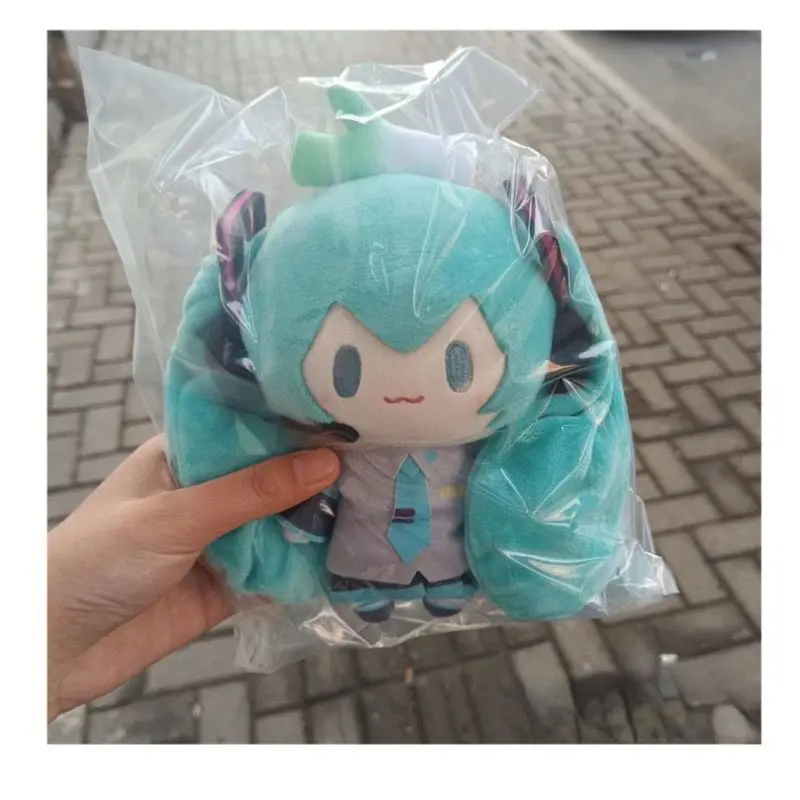 Hatsune Miku Dingbao series animation cartoon fashion creative plush doll bag hanging decoration super cute gift view 5