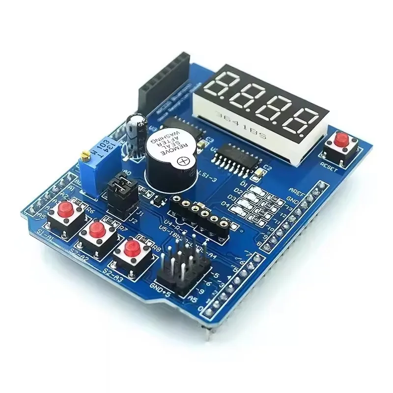 All-in-One Arduino Expansion Kit Bluetooth Shield Multi-Function Educational Module Board Motor Control Fit UNO R3 Mega2560