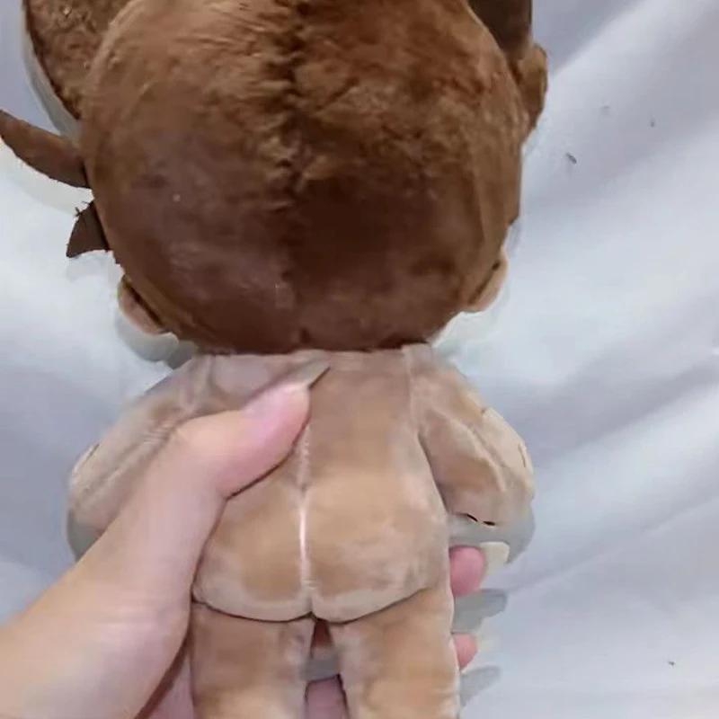 20cm Anime Hell Hazbin Alastor Adam Dress Up Plushie Hotel Alastor Plush Body Doll Cartoon Clothes Cosplay Cotton Dolls Toys