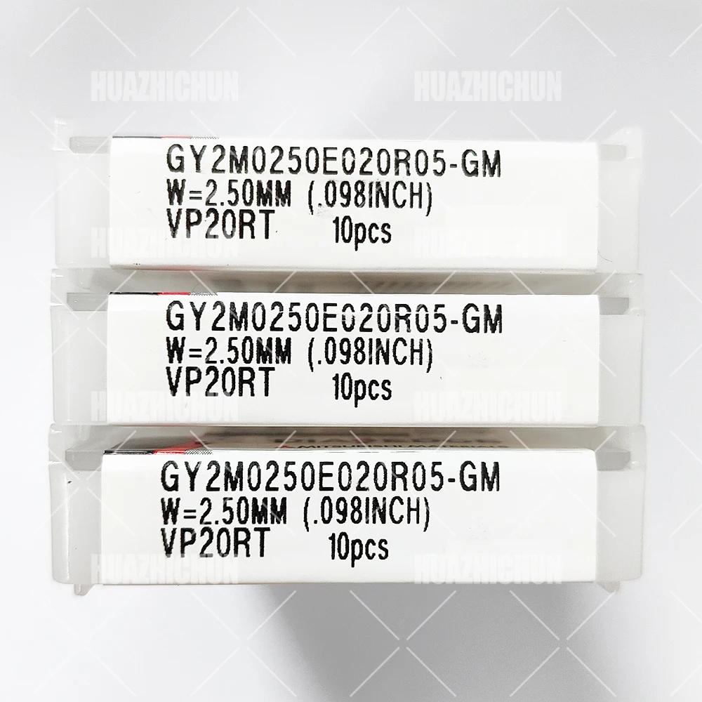 

HUAZHICHUN GY2M0250E020R05-GM VP20RT General Turning Inserts
