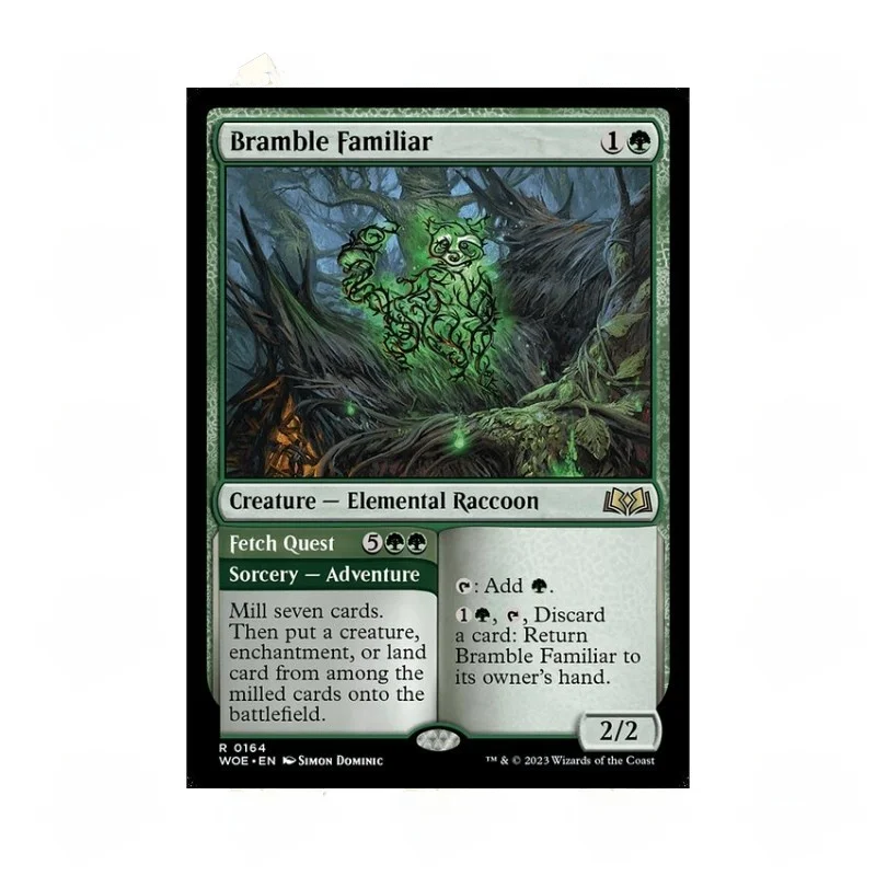 jogo-de-cartas-bramble-fliarmtg-cartas-de-jogo-douradas-e-verdes-jogos-de-cartas-para-diversos-jogadores-dois-horas-de-diversao
