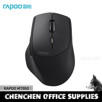 Rapoo Mt550 Office Mouse Wrieless Bluetooth Mouse 3 Mode Cross Paw3320 Screen Low Latency 100h Long Endurance Mouse For gifts