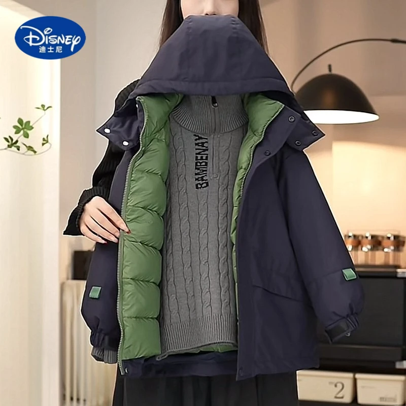 

Disney Boys' Graphene Puffer Coat 2025: Lightweight & Ultra-Warm Hooded Jacket for Kids, Advanced Winter Wear